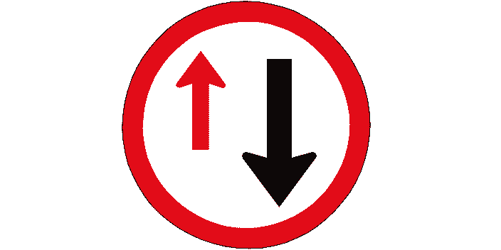 Yield to oncoming Traffic