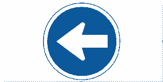 Proceed Left Only
