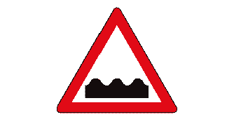 Uneven road