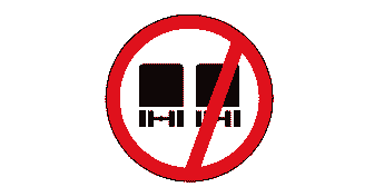 No Overtaking - Goods Vehicles