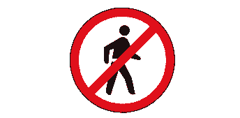 No Pedestrians