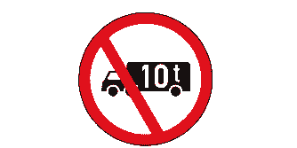 No Goods Vehicles Over Indicated GVM