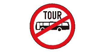 No Tour Buses