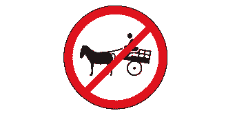 No AnimalDrawn Vehicles