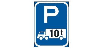 Goods vehicle over certain GVM parking reservation