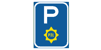 Police vehicle parking reservation