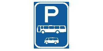 Bus, and minibus parking reservation