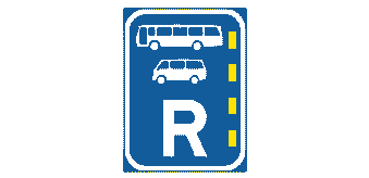 Bus and minibus lane reservation