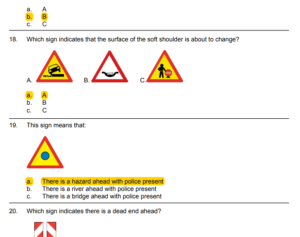 K53 Learners Licence Practice Tests