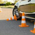 Car and downed cone, driving school | Alley docking is a challenging yet essential maneuver that forms a significant part of the K53 Driving Licence test