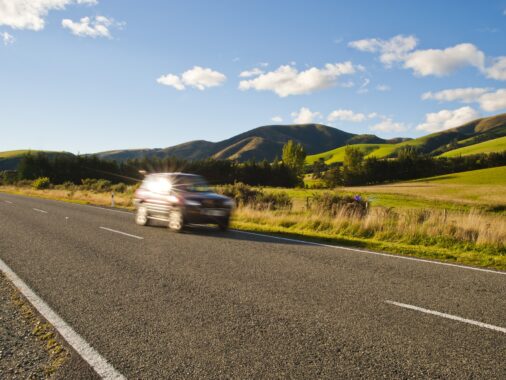 Car Speeding Along a Road | How to control your Speed for Optimal Performance