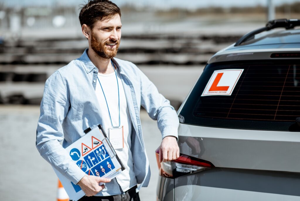 Drivers instructor on the training ground | Validity of a Learners Licence