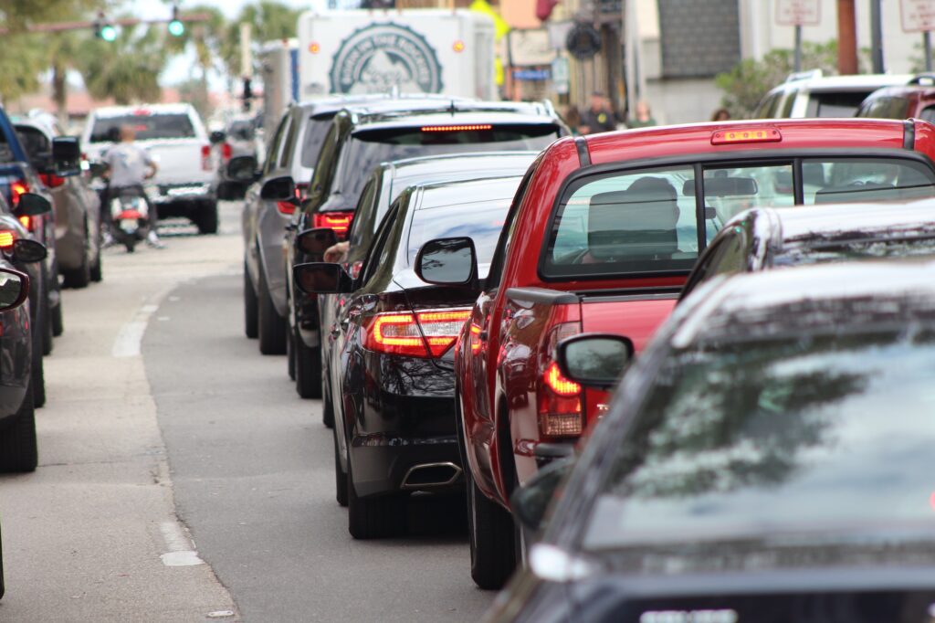 Rush hour traffic | Before signaling, checking your rear-view mirrors ensures that there are no vehicles or potential hazards in your immediate vicinity